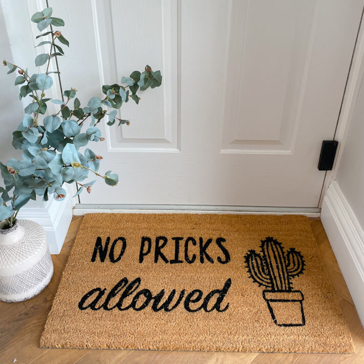TUNIU Crow Raven Blackbird Doormat Door Mat Housewarming Gift Newlywed Gift Wedding