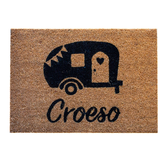 Croeso Welcome Caravan Door Mat | LPDoormats