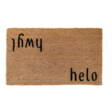 Helo Hwyl Door Mat | Welsh Cymraeg gift | Housewarming gift | Doormat by LPDoormats