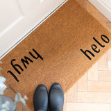 Helo Hwyl Door Mat | Welsh Cymraeg gift | Housewarming gift | Doormat by LPDoormats