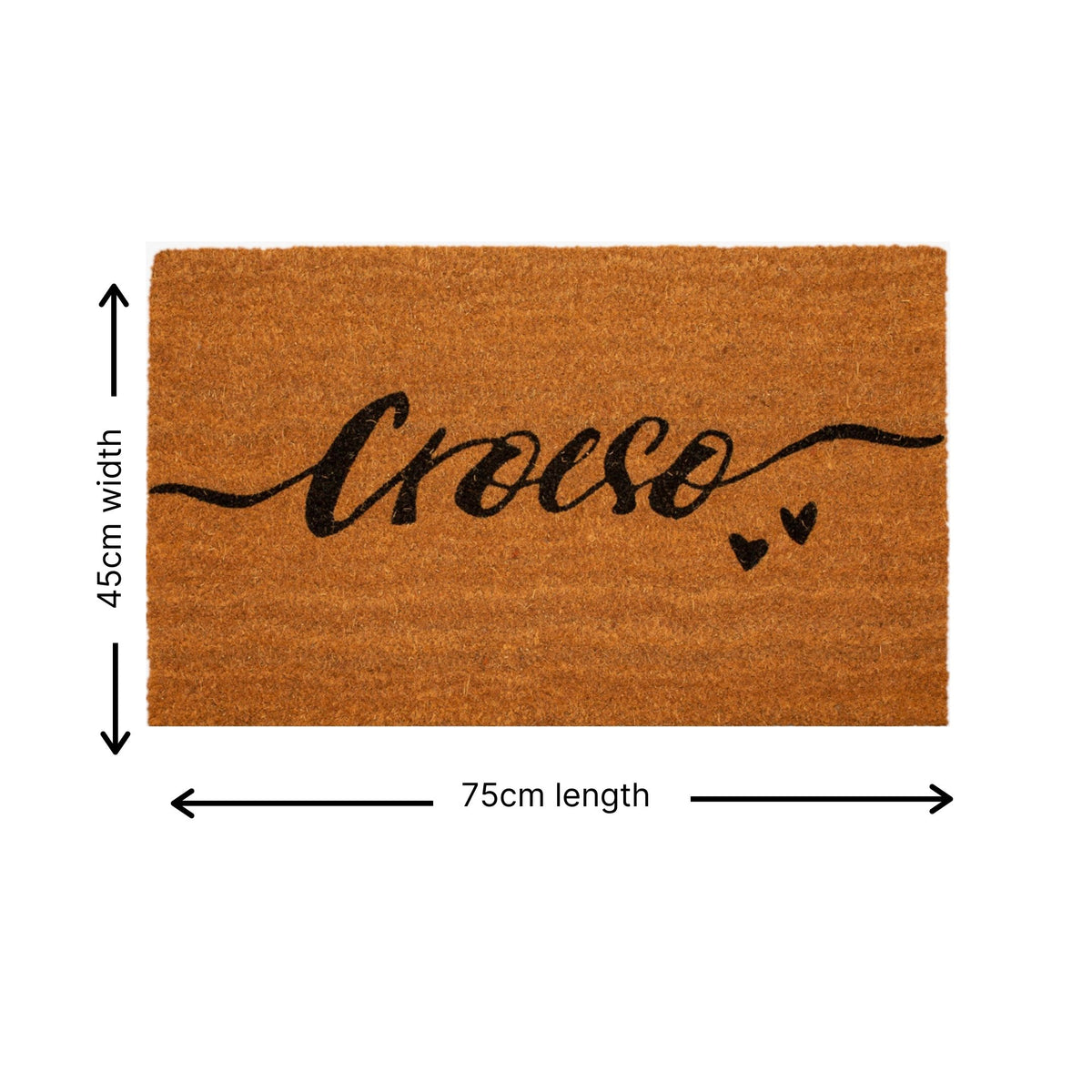 Croeso Door Mat Welsh Cymraeg gift Welsh Housewarming gift
