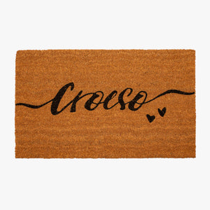 croeso welsh door mat